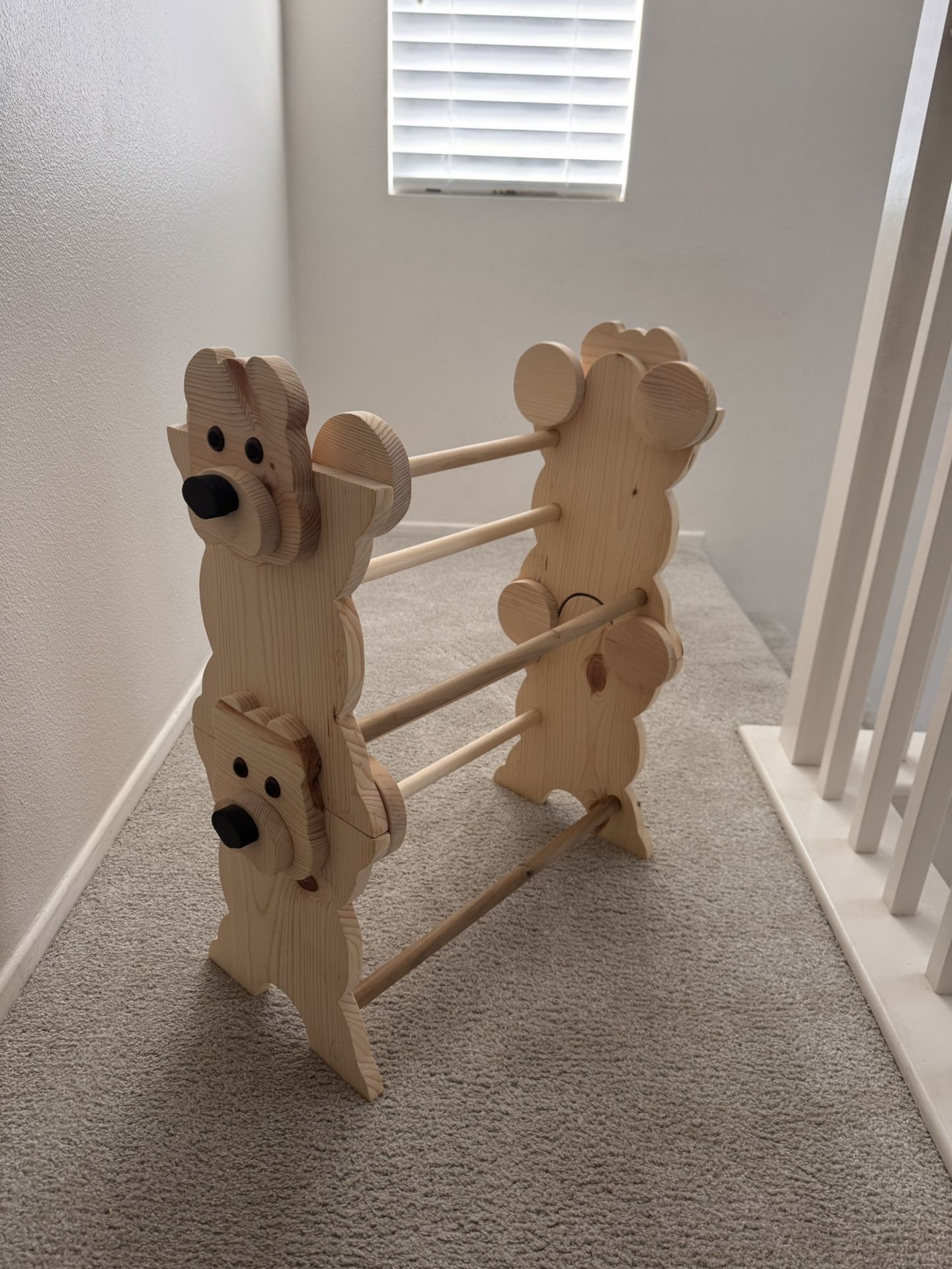 Wooden Bear Bookshelves 
