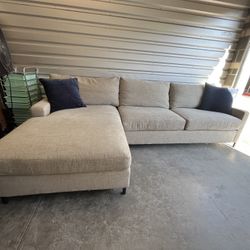 Sofa With Chaise / Sectional (delivery Available) 