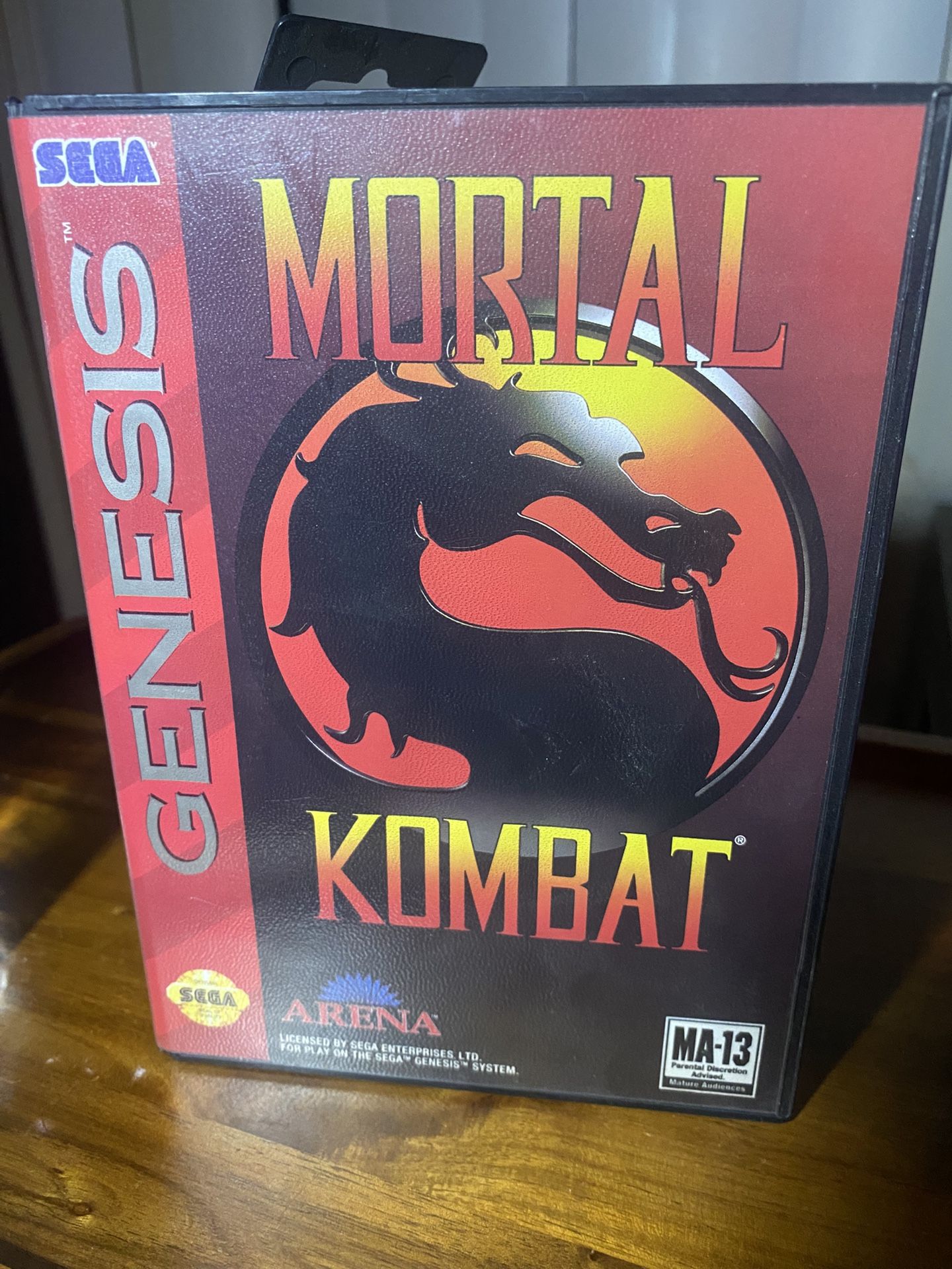 Mortal Kombat (Sega Genesis 1993) Complete in Box manual