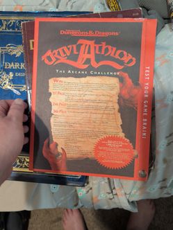 AD&D TriviaThlon The Arcane Challenge Poster and more