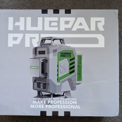 Huepar Pro Laser Level, 16 Lines Self-Leveling 4x360 Red Beam