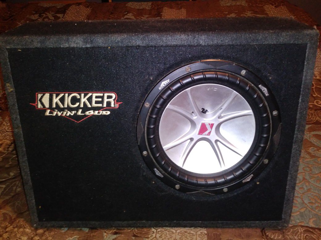 Kicker Sub Box 10 Inch.
