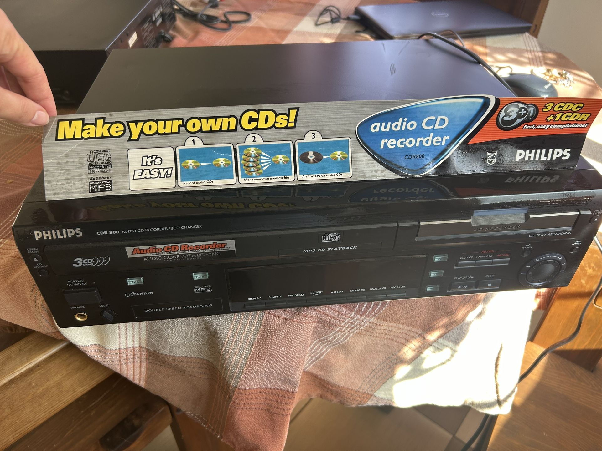 Philips CDR800/17 CDR 800 CD Recorder