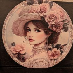 Bamboo Flower Hanging Painting