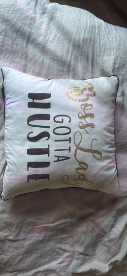 Boss Lady Gotta Hustle Decorative Throw Pillow