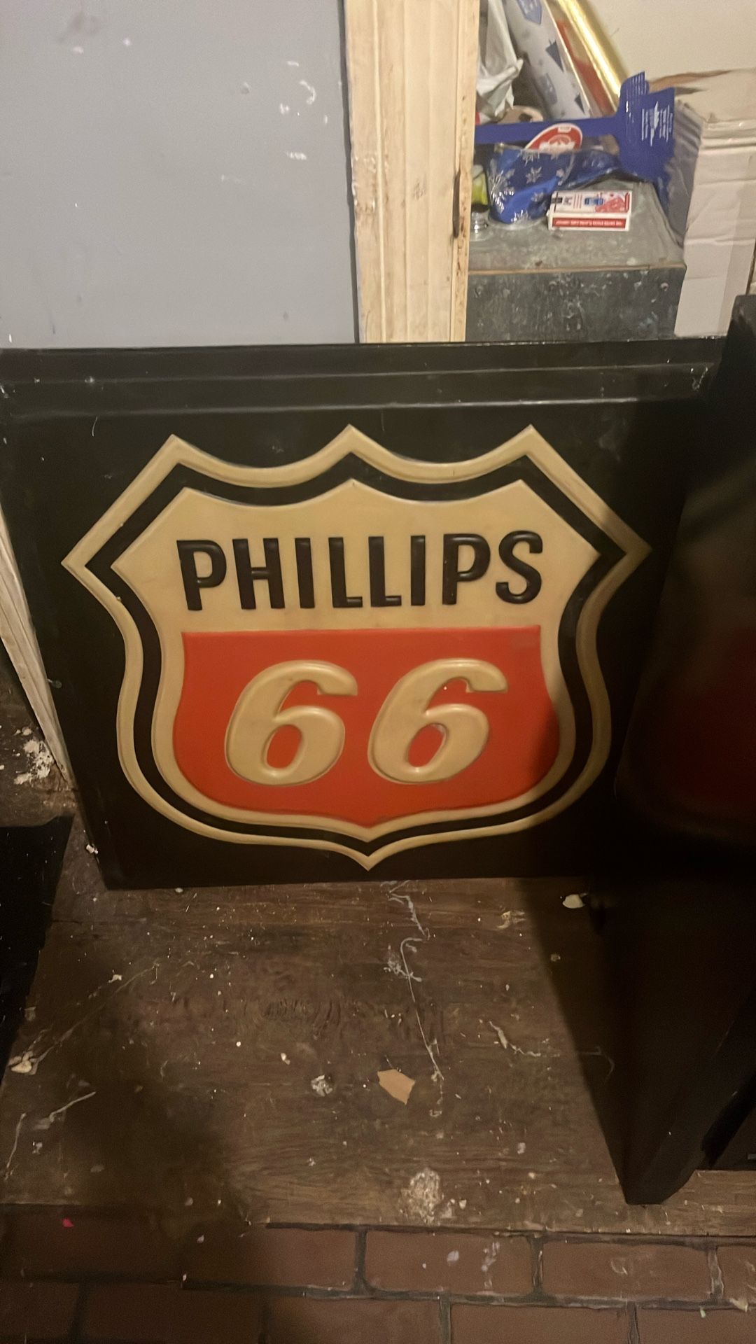 2 Phillips66 Full Size Gas Signs