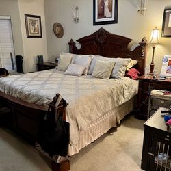 Elegant California King Bedroom set