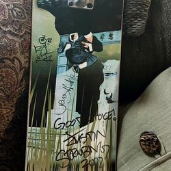 Autographed Skateboard 