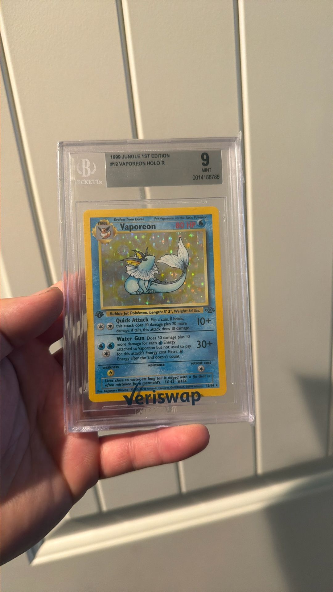 Vaporeon 1st Edition 