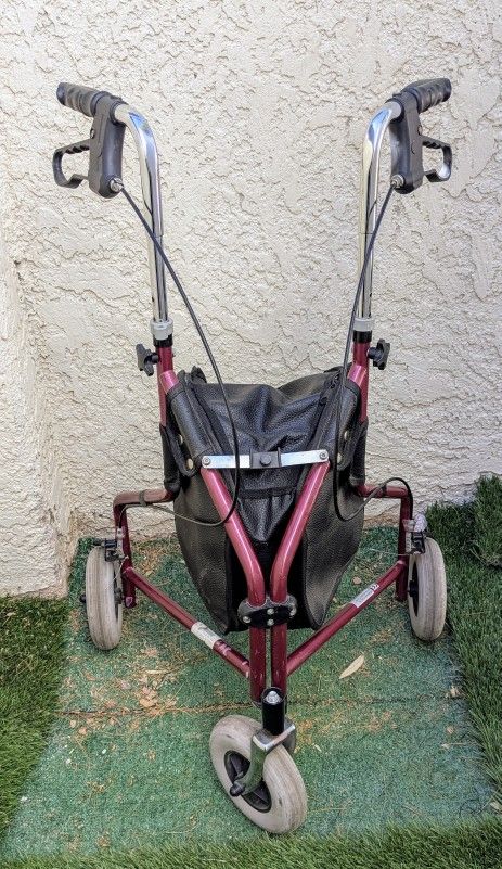 Three Wheel Foldable Walker