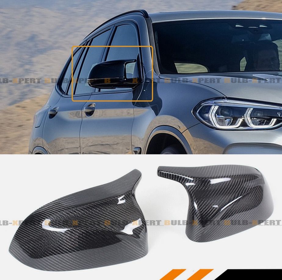 For 2019-25 BMW X3 X4 X5 X6 X7 G02 G01 G05 G06 M Carbon Fiber Mirror Covers Caps