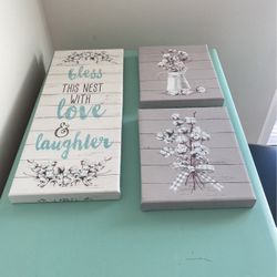 3 Piece Wall Art