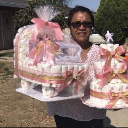 Carriolas Echas De Pampers Para Baby Shower 