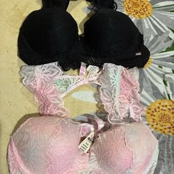 PINK Bralettes Medium Size
