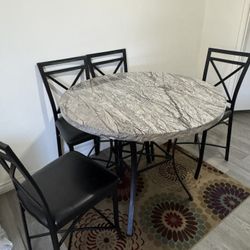 TABLE AND CHAIRS