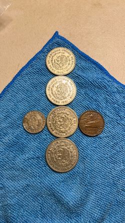 Vintage Mexican Coins Collection Lot