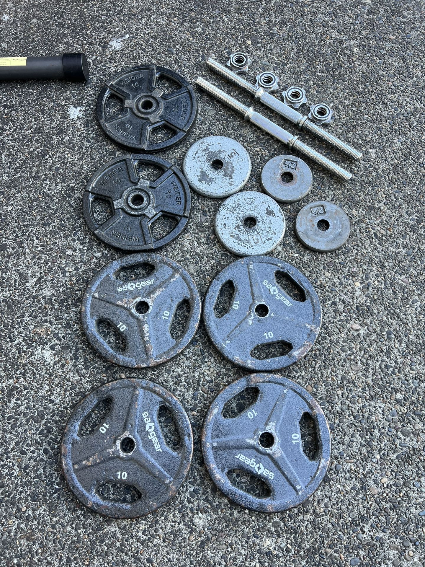 80lbs Dumbbell Set