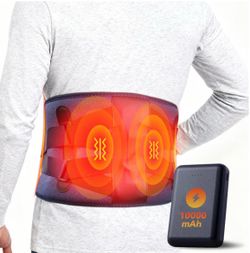 10000mAh Cordless Heating Pad for Back Pain Relief