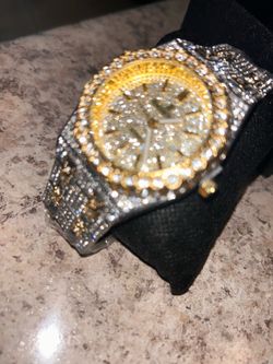 Mossinite Diamond watch