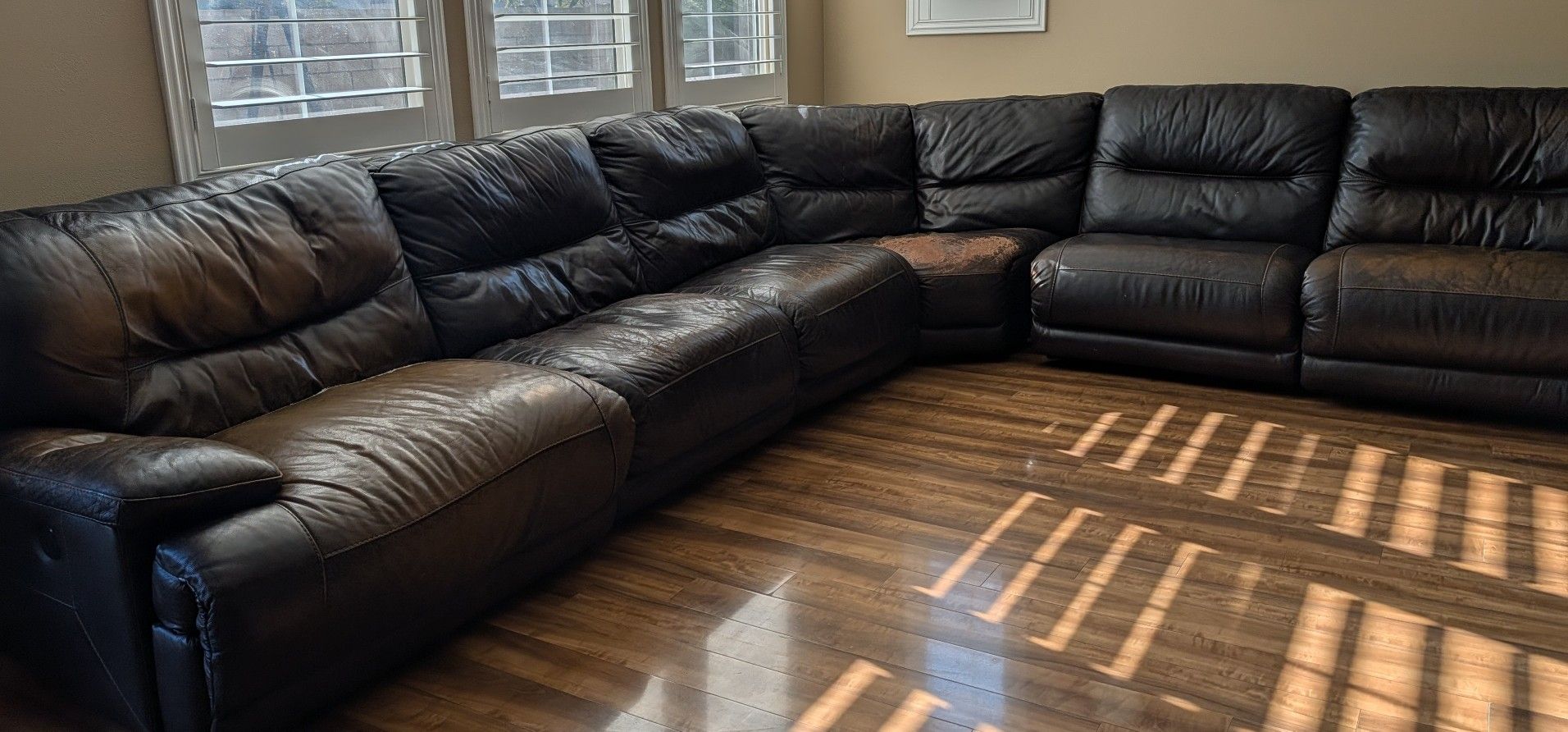 6 PCs Ashley Recliner Sofa Set