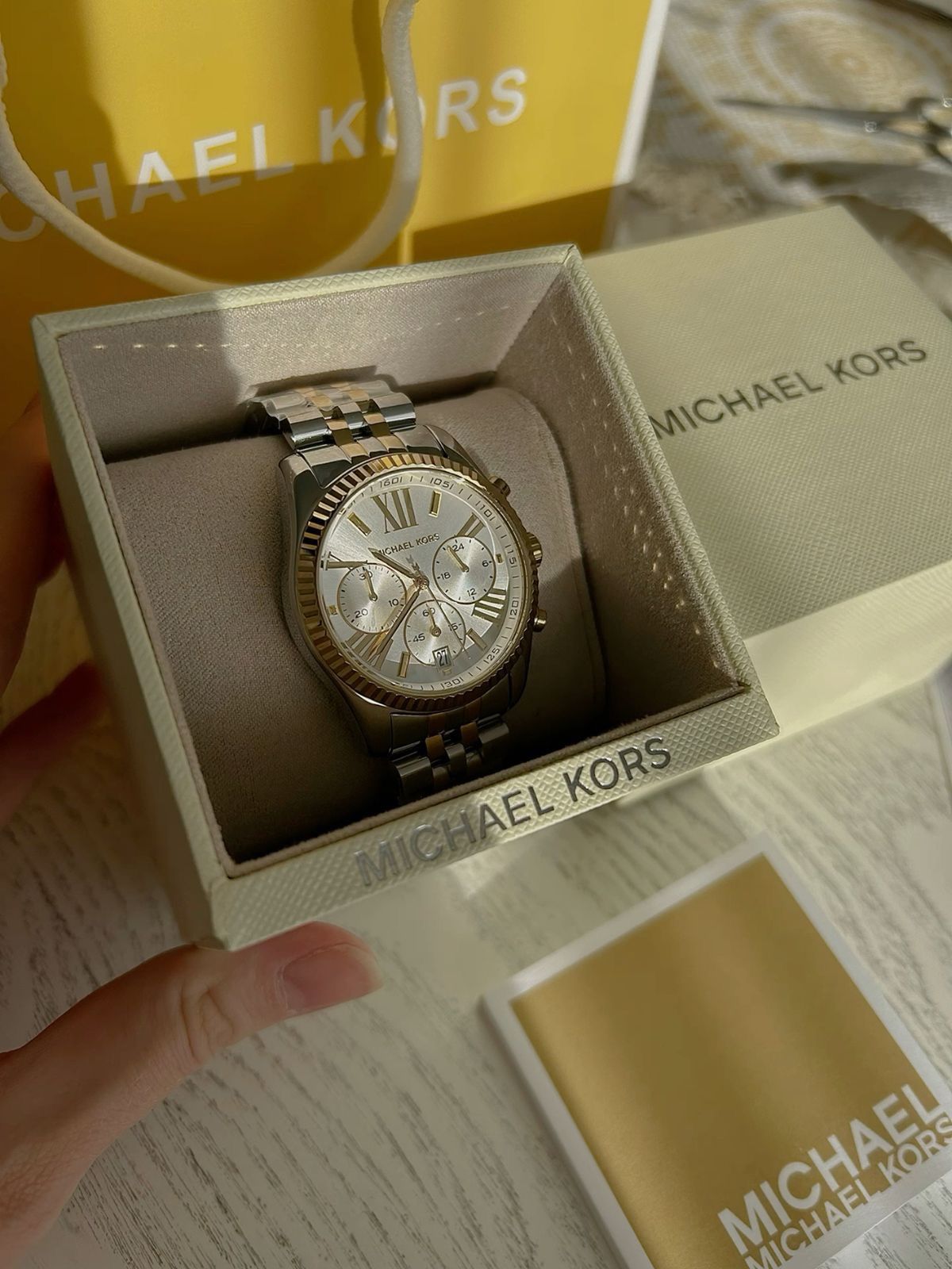 Michael Kors Lexington Two-Tone Watch