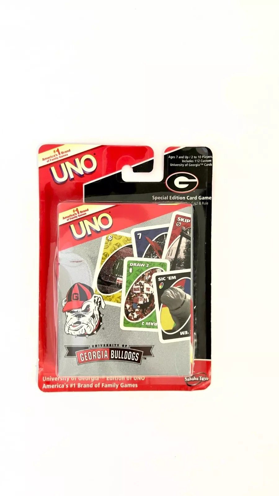 Sababa Toys – UNO – University of Georgia 2005 Special Edition Card Game