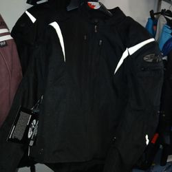 Joe Rocket Black Textile Motorcycle Jacket