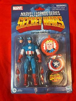 Marvel Legends Secret Wars Captain America ,Wolverine,Ironman Figure