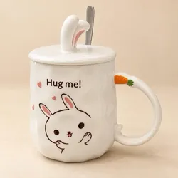 Rabbit 3D Mug with Spoon and Cookware (Separately or Together for Cheaper)