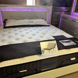 LED lighted Beautiful Bed! 