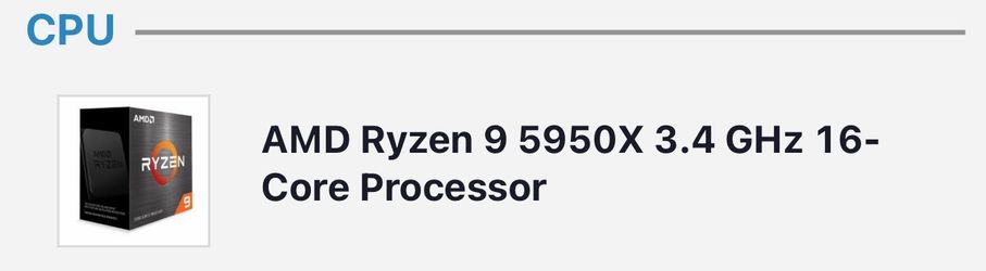 AMD Ryzen 9 5950X 16-Core Processor