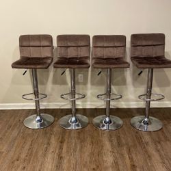 MOVING … MUST GO 4 Bar Stools/Counter