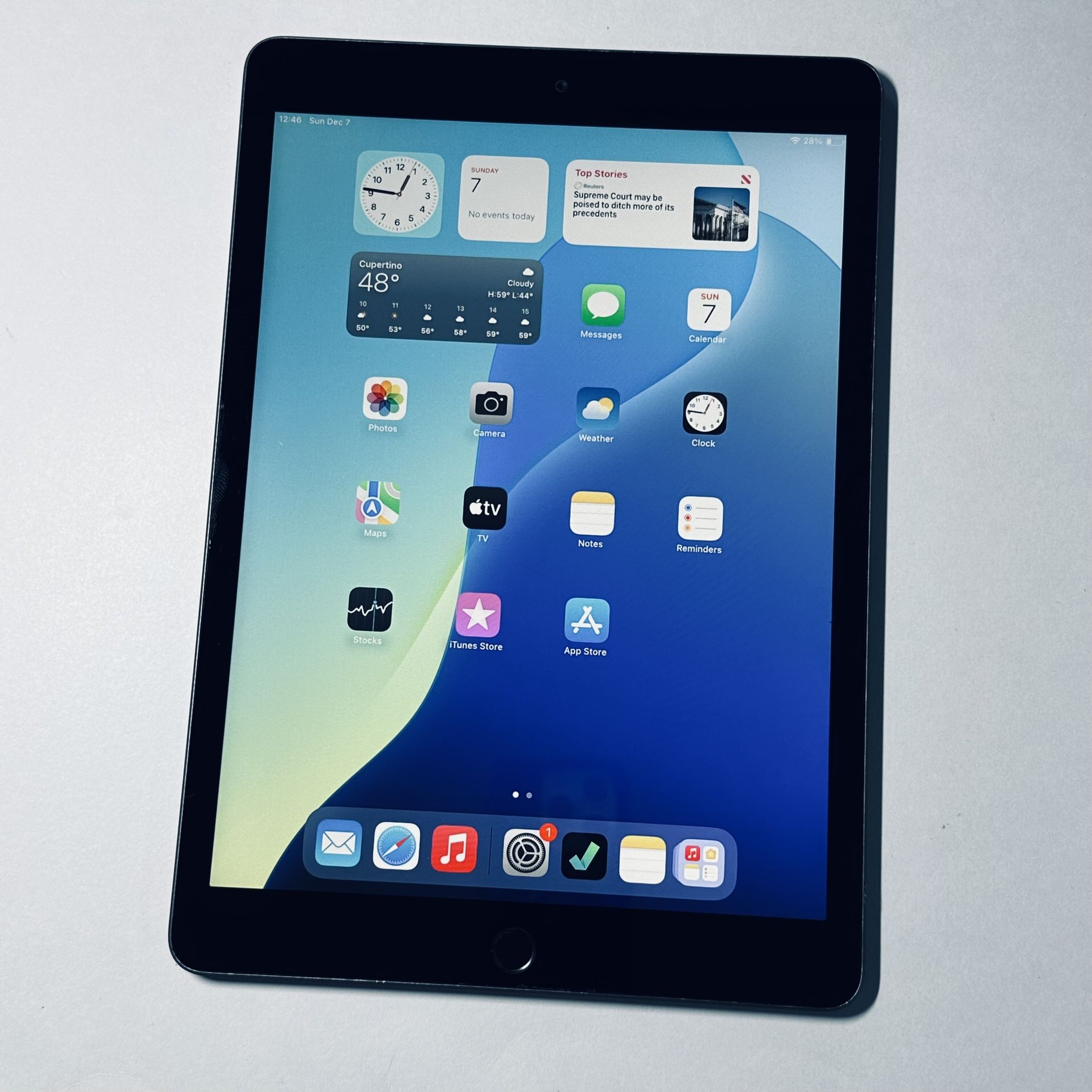 iPad 7th Space Gray 128GB MDM Bypassed HT414 Read