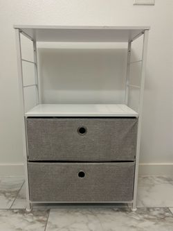 2 drawer nightstand/storage unit