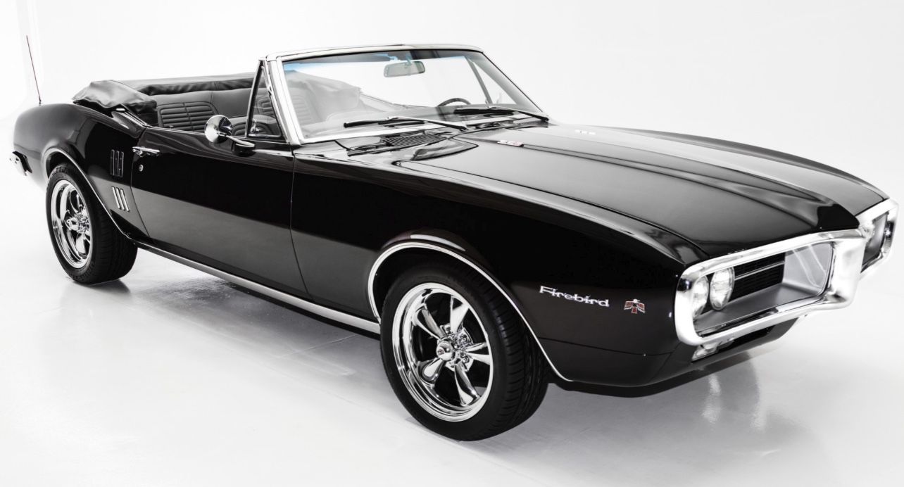 1967 Firebird Convertible HO Engine 400 Hood Tach Factory Traction Bars