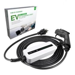 15A EV Charger Level 1. NEMA 5-15P .  100V-120V Portable EVSE SAE J1772 Plug