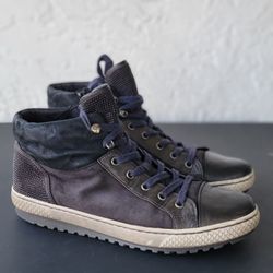 Gabor Brand Women’s High Top Platform Lace Up Sneakers Size 5.5 Zippers