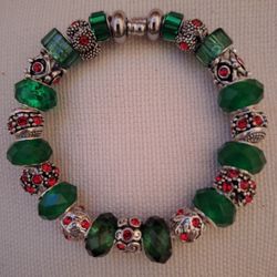Handmade Glass Beaded Bracelets & Keychains & Pens