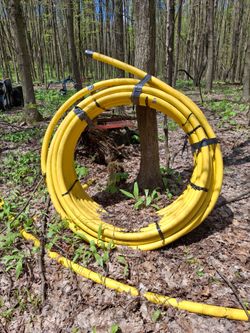 2 inch Polyethylene Underground Gas Pipe - approx 200 ft
