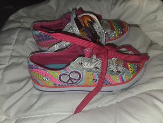 Skechers Girls Sneaker with Heart Sole