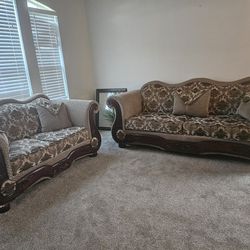 Living Room Furniture And Dining Room Set