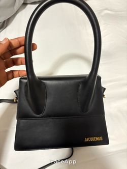 Jacquemus Black 'The large Chiquito' Bag