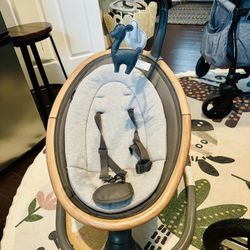 Snuggle Me With Pink Cover And Swing