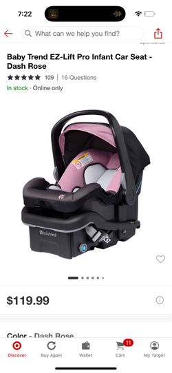Infant car seat