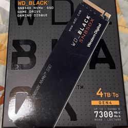 WD Black 4tb M.2 SSD 