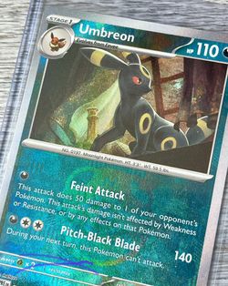 Umbreon Masterball Holo Pokemon Card! 