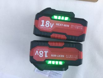 Pair of 18V 5.0 Ah lithium batteries, replacement for Makita BL1860B, BL1850B, BL1840B, BL1830B, BL1820B.