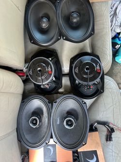Speaker and amps