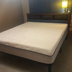 Almost New king Mattress And Frame
