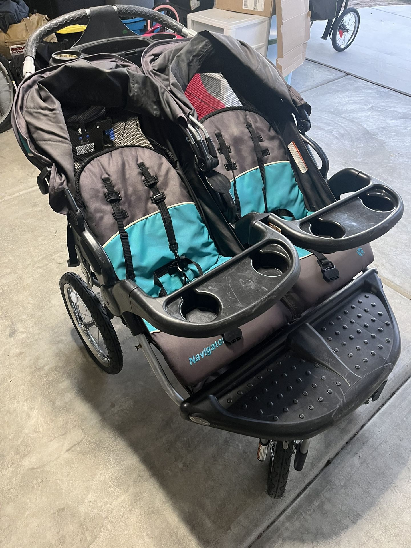 2 Seat Jogger Stroller